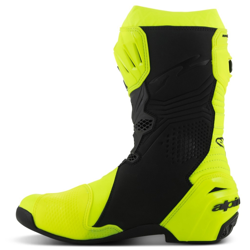 Topánky na motorku Alpinestars Supertech R fluo žlto-čierne