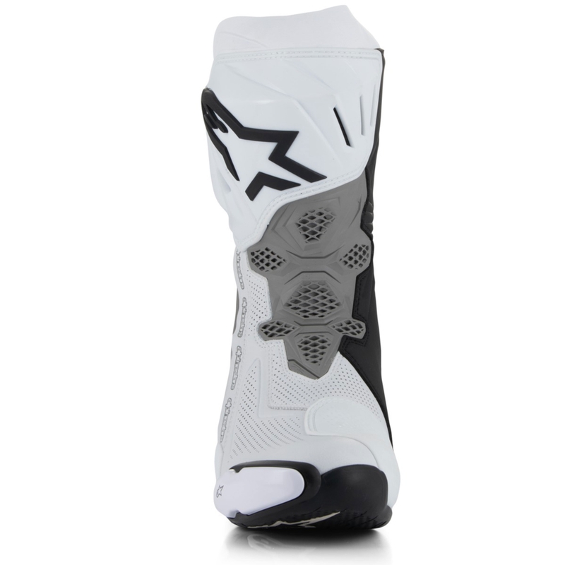 Topánky na motorku Alpinestars Supertech R Vented bielo-svetlo šedo-čierne