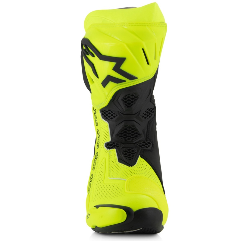 Topánky na motorku Alpinestars Supertech R Vented fluo žlto-čierne