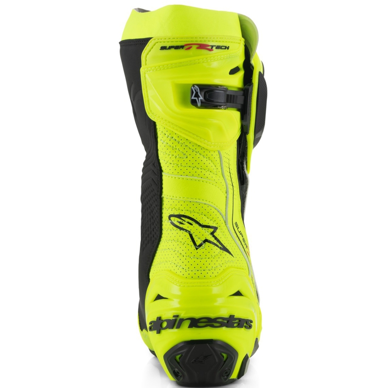 Topánky na motorku Alpinestars Supertech R Vented fluo žlto-čierne
