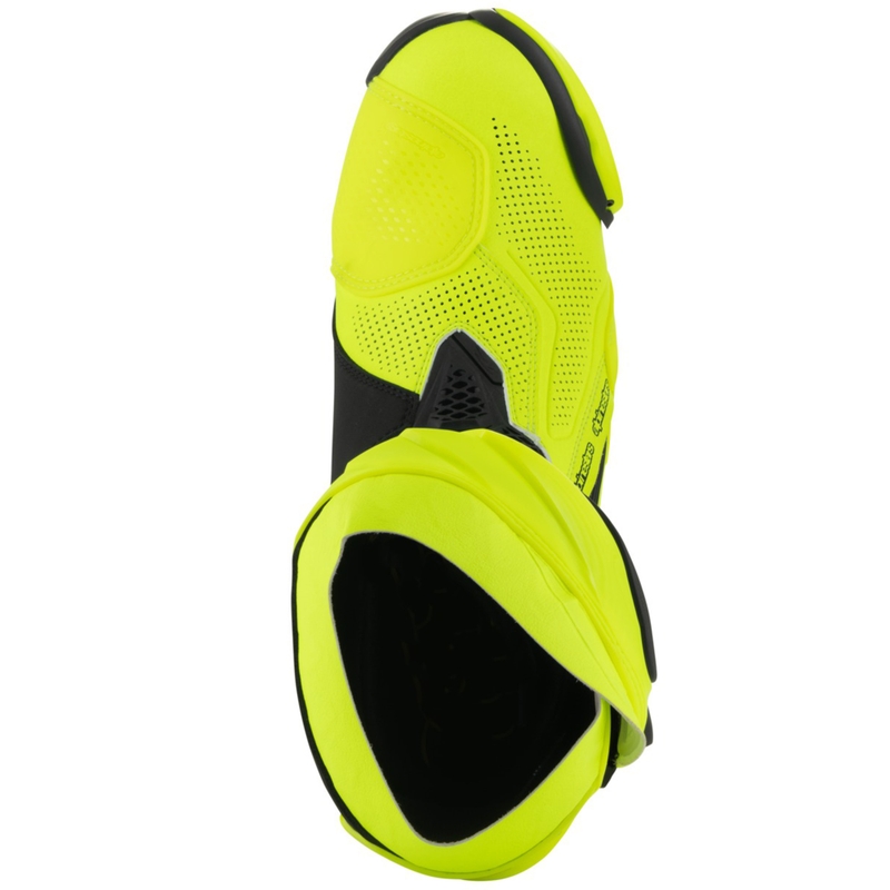 Topánky na motorku Alpinestars Supertech R Vented fluo žlto-čierne