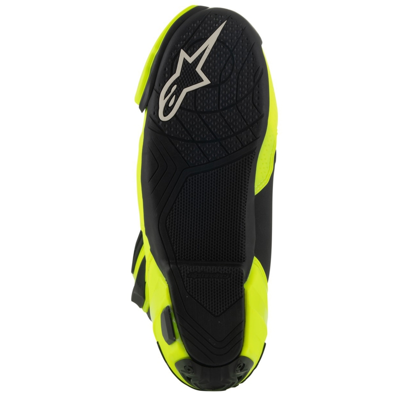 Topánky na motorku Alpinestars Supertech R Vented fluo žlto-čierne