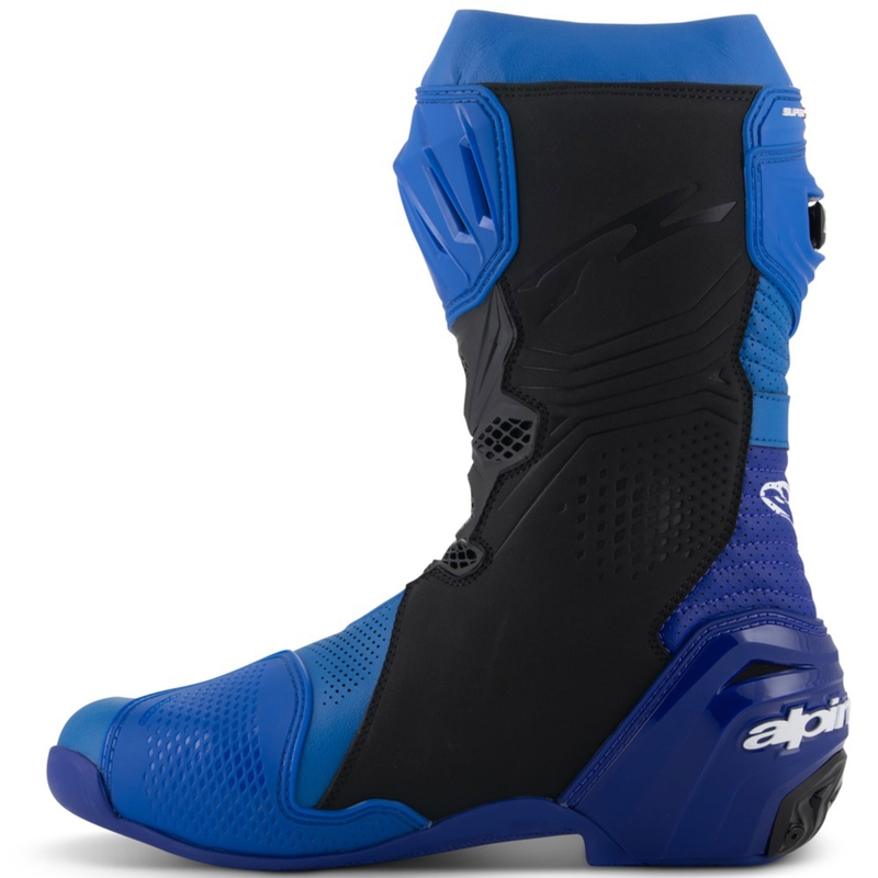 Topánky na motorku Alpinestars Supertech R Vented modro-čierne