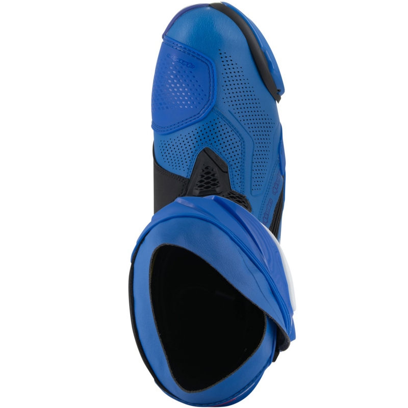 Topánky na motorku Alpinestars Supertech R Vented modro-čierne