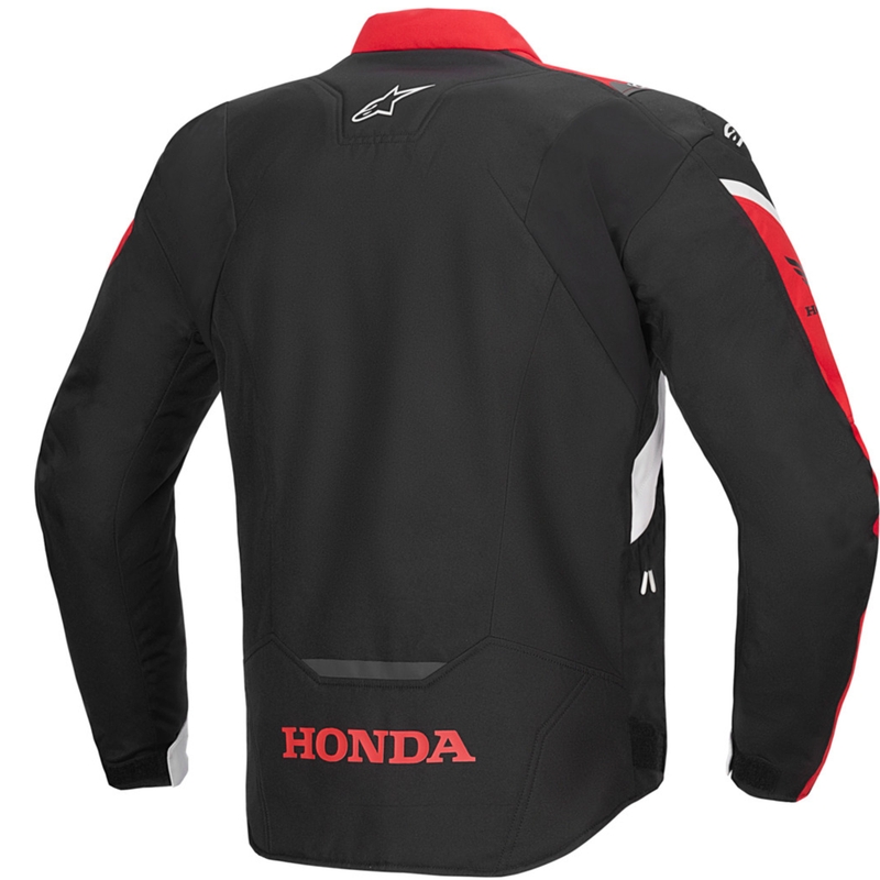 Bunda na motorku Alpinestars T-Jaws V4 Waterproof kolekcia Honda čierno-červeno-biela