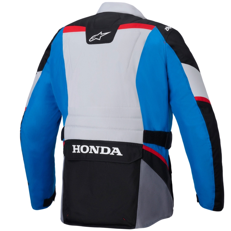 Bunda na motorku Alpinestars ST-1 Waterproof kolekcia Honda šedo-modro-čierno-červená