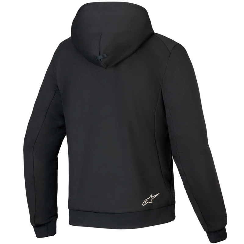 Mikina na motorku Alpinestars Chrome V3 Sport Hoodie kolekcia Honda čierno-béžovo-červená