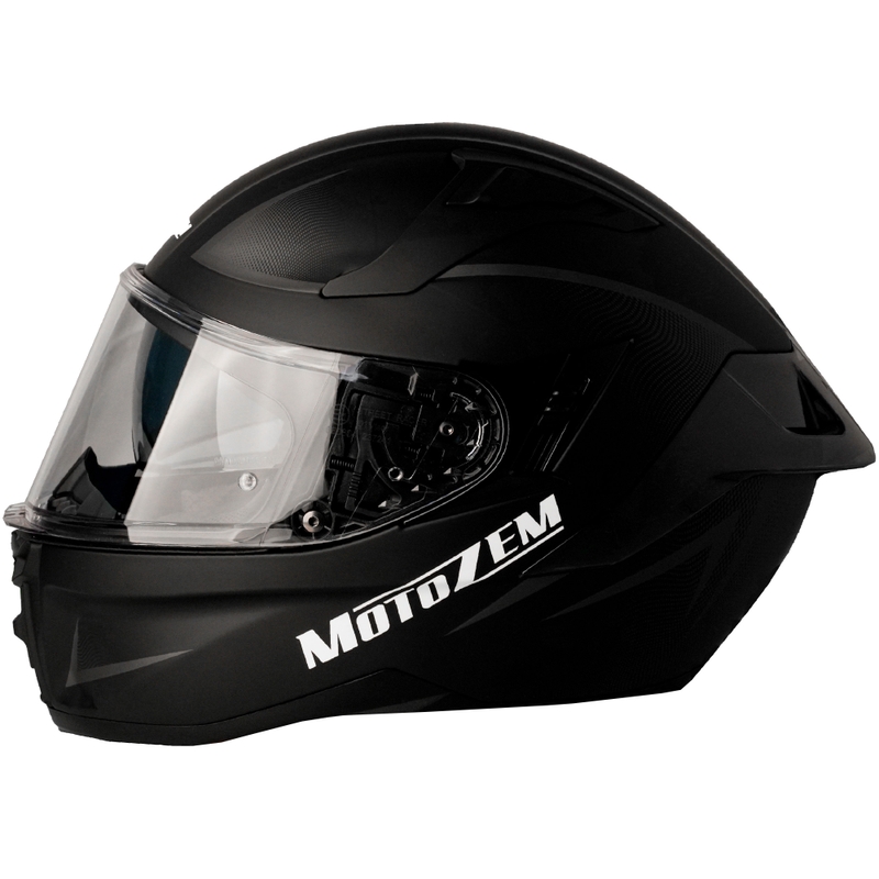 Integrálna helma na motorku MotoZem Guardian matná čierna - II. akosť