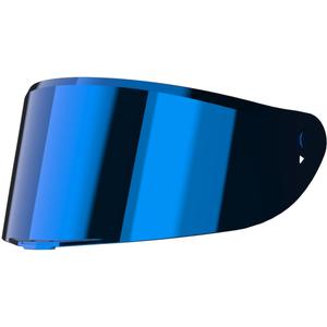 Plexi pre helmy na motorku LS2 FF807 modro irídiové