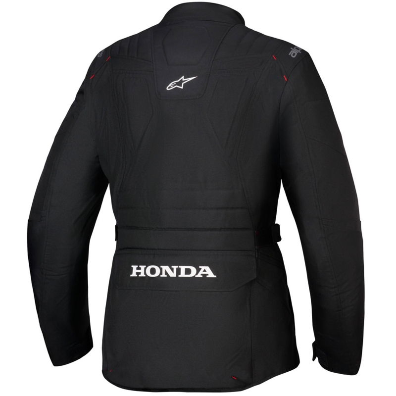 Dámska bunda na motorku Alpinestars Stella ST-1 Waterproof kolekcia Honda čierno-červená