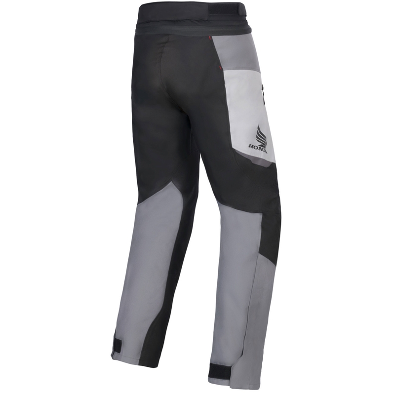 Nohavice na motorku Alpinestars ST-1 Waterproof kolekcia Honda šedo-tmavo šedo-čierno-červené