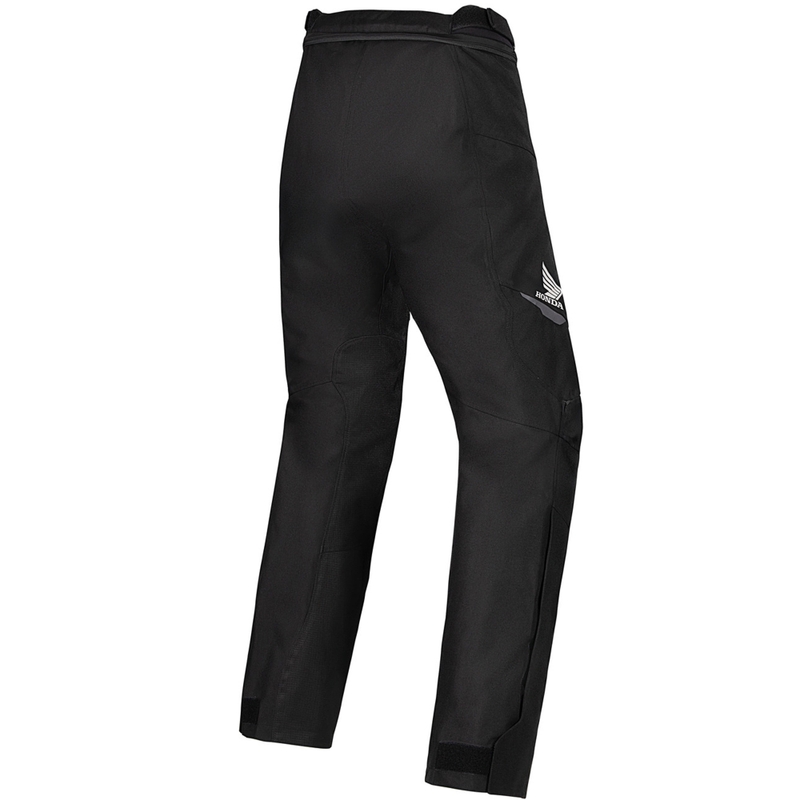 Dámske nohavice na motorku Alpinestars Stella ST-1 Waterproof kolekcia Honda čierno-červené