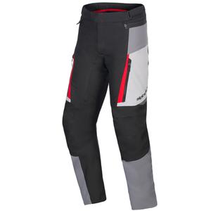 Dámske nohavice na motorku Alpinestars Stella ST-1 Waterproof kolekcia Honda šedo-tmavo šedo-čierno-červené