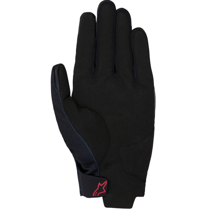 Rukavice na motorku Alpinestars Reef V2 kolekcia Honda čierno-červeno-sivé