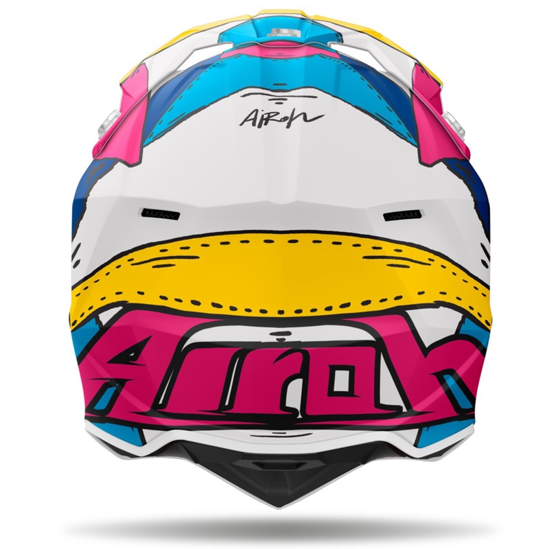 Motokrosová prilba Airoh Wraaap Paint matná multicolor