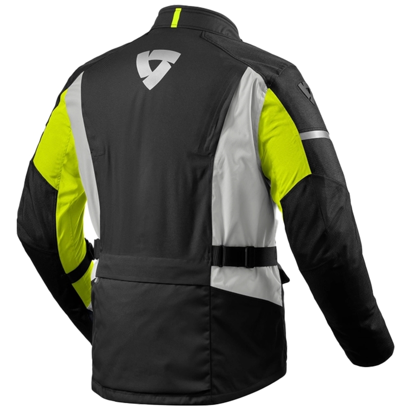 Bunda na motocykel Revit Horizon 3 H2O čierno-fluorescenčno žltá