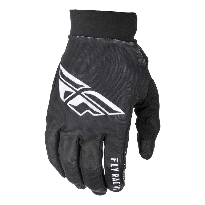 Motocrossové rukavice FLY Racing PRO LITE 2019 - USA čierno-biele výpredaj