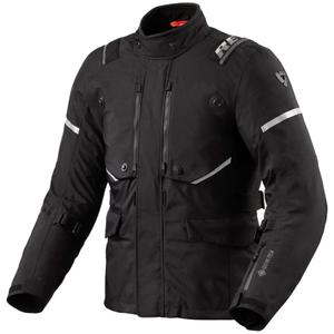 Bunda na motorku Revit Vertical GTX čierno-strieborná