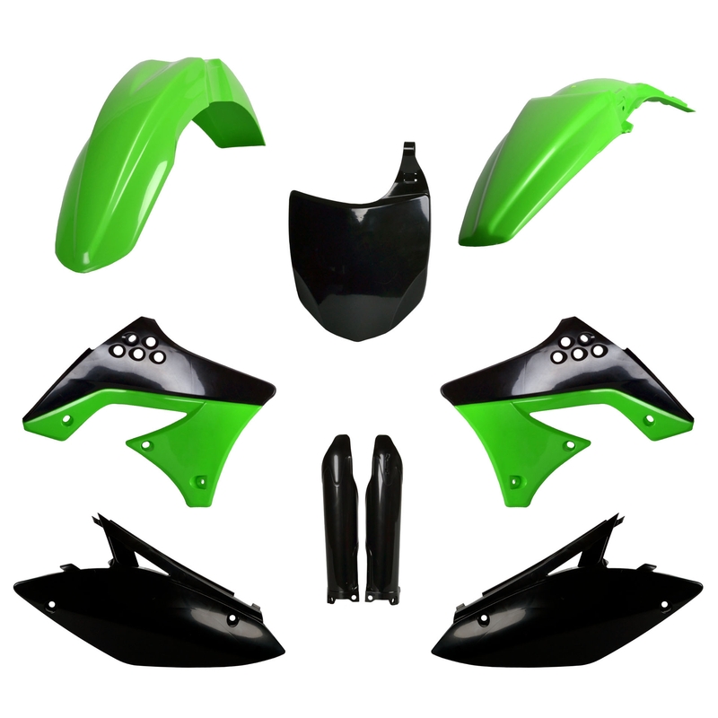 Sada plastov POLISPORT OEM farba pre KAWASAKI KX 250 (F) 4T 2009-2012