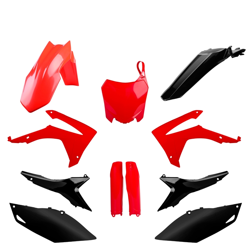 Sada plastov POLISPORT red cr05/black pre HONDA CRF 450 R 2013-2016, HONDA CRF 250 R 2014-2017
