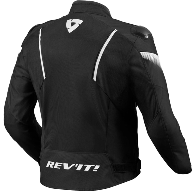 Bunda na motocykel Revit Control Air H2O čierno-biela