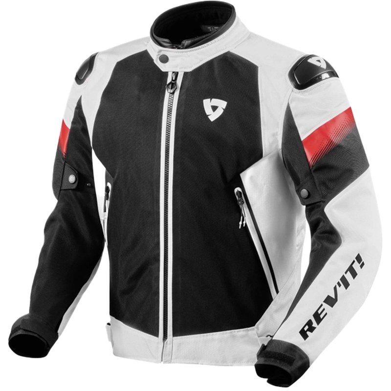 Bunda na motocykel Revit Control Air H2O bielo-čierna