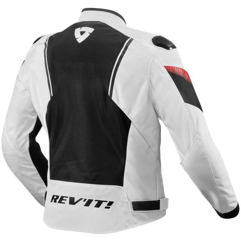 Bunda na motocykel Revit Control Air H2O bielo-čierna