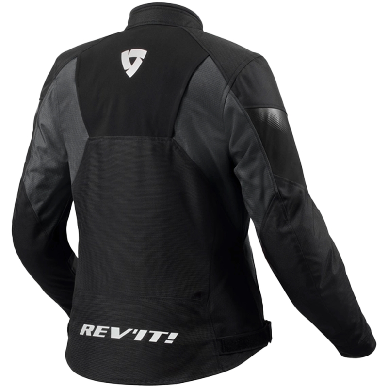 Dámska bunda na motocykel Revit Control H2O čierno-antracitová