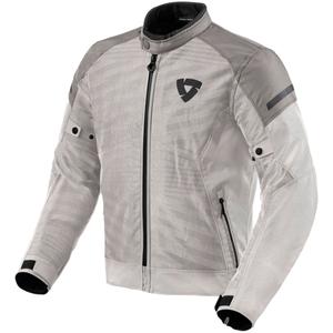 Bunda na motocykel Revit Torque 2 H2O strieborno-šedá