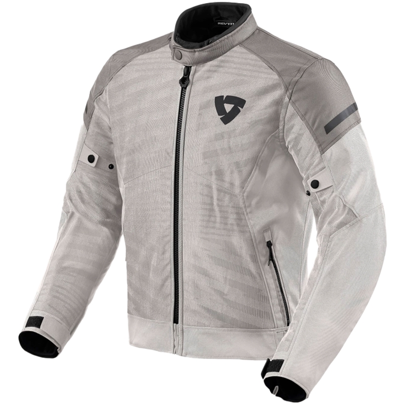 Bunda na motocykel Revit Torque 2 H2O strieborno-šedá