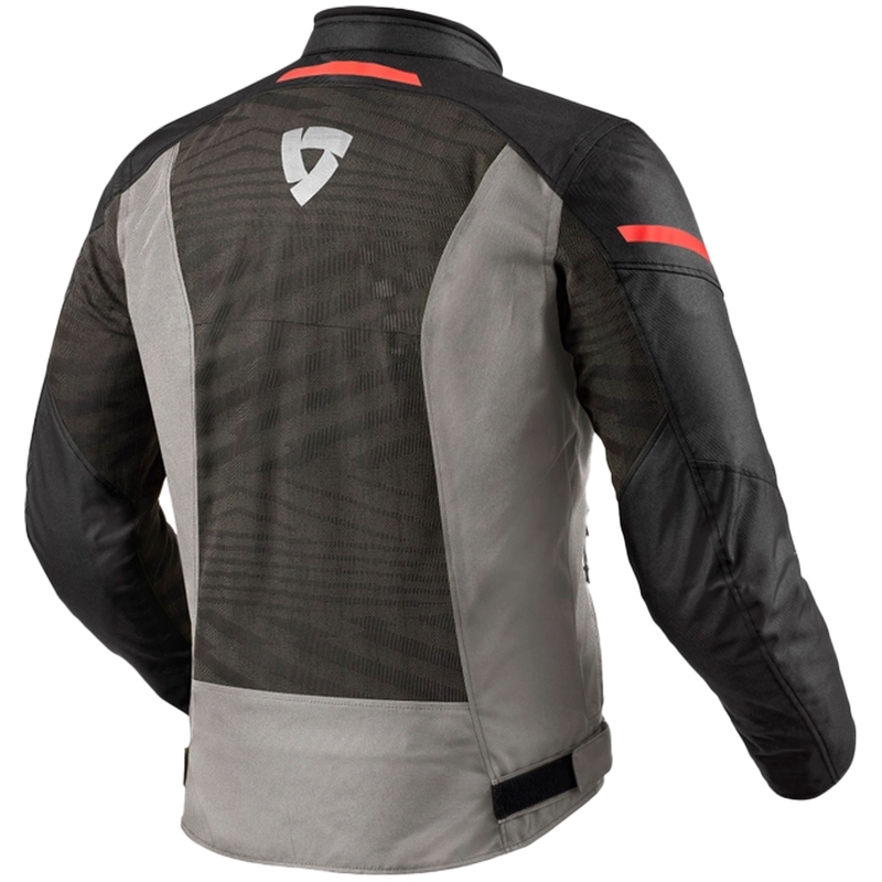 Bunda na motocykel Revit Torque 2 H2O šedo-červená