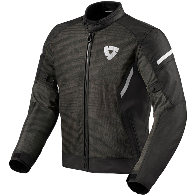 Bunda na motocykel Revit Torque 2 H2O čierno-biela