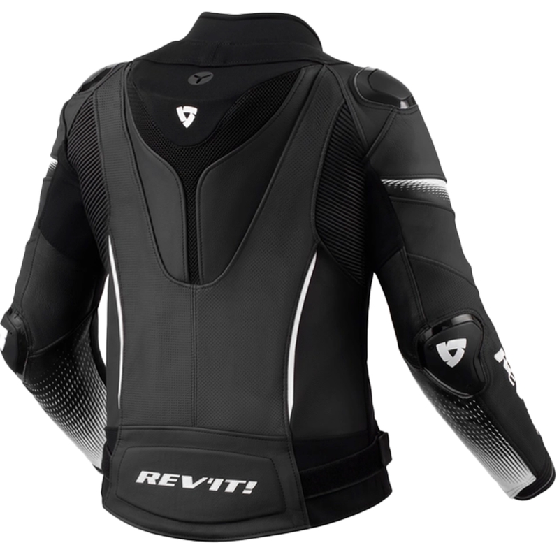 Dámska kožená bunda na motocykel Revit Xena 4 Pro čierno-biela