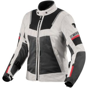 Dámská bunda na motocykel Revit Tornado 4 H2O šedo-čierna
