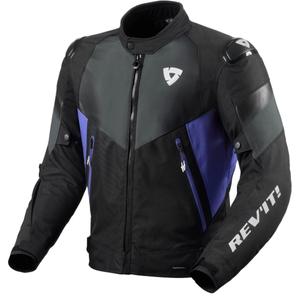 Bunda na motocykel Revit Control H2O čierno-modrá