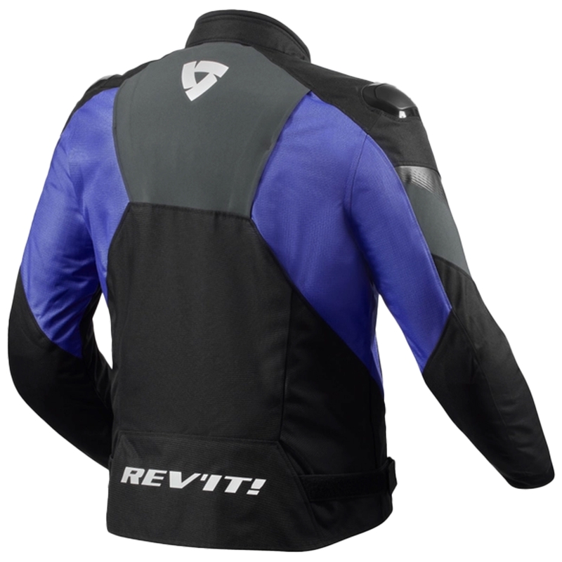 Bunda na motocykel Revit Control H2O čierno-modrá