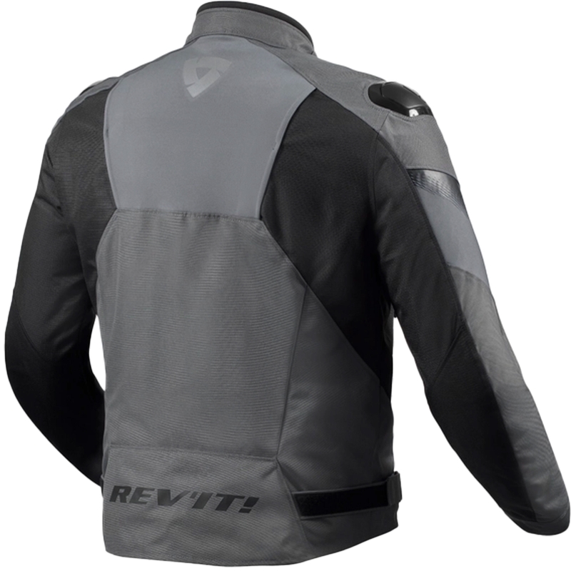 Bunda na motocykel Revit Control H2O šedo-čierna