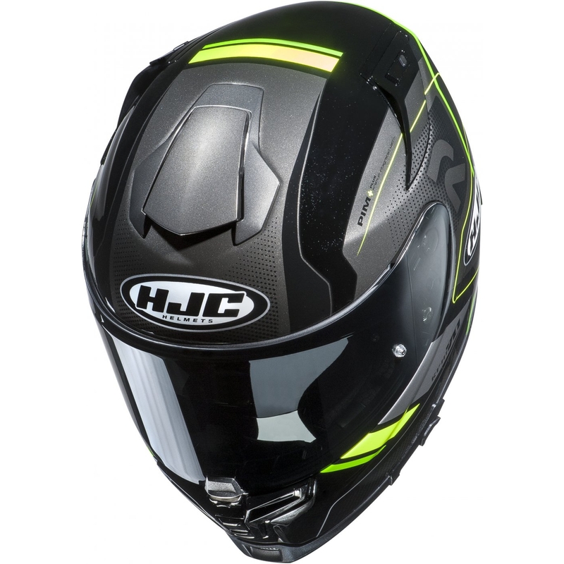 Integrálna prilba na motocykel HJC RPHA 70 Coptic MC4H čierno-sivo-fluo zelená výpredaj