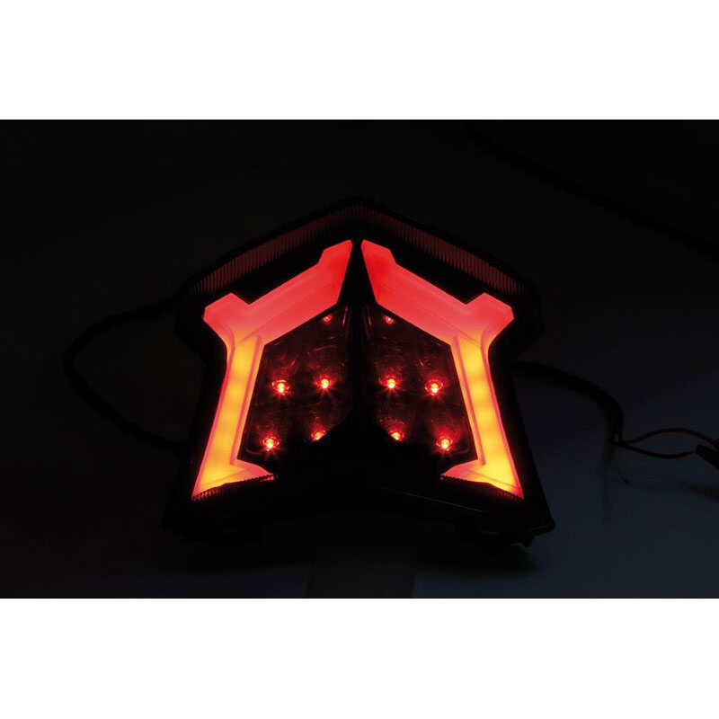 Zadné LED svetlo Highsider Smart pre motocykle Kawasaki Z 900, Z 650, Ninja 650, Bj. 17-