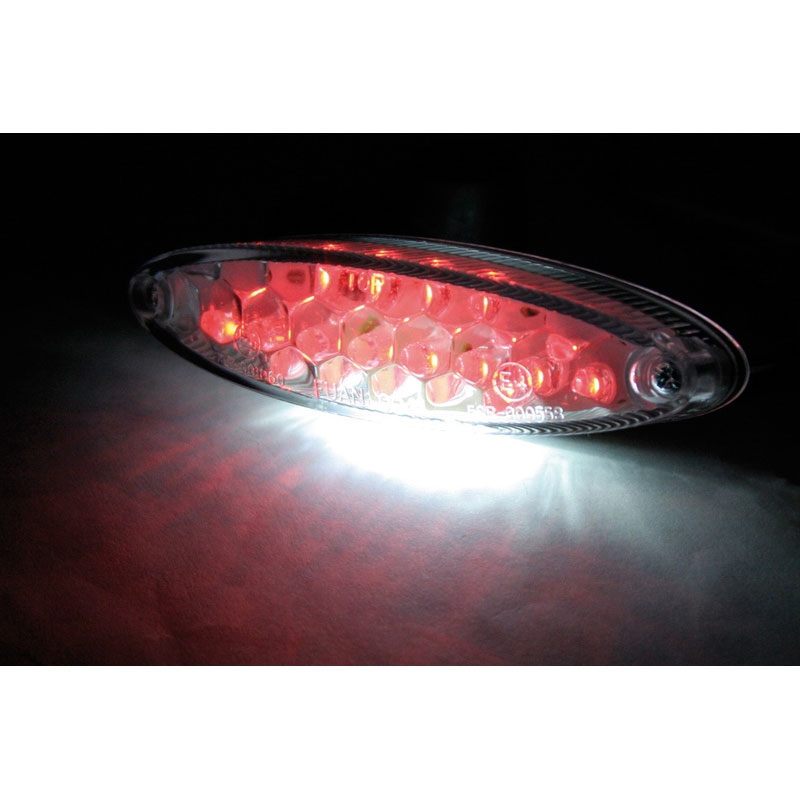 Zadné LED svetlo Highsider Smart Number1 číre