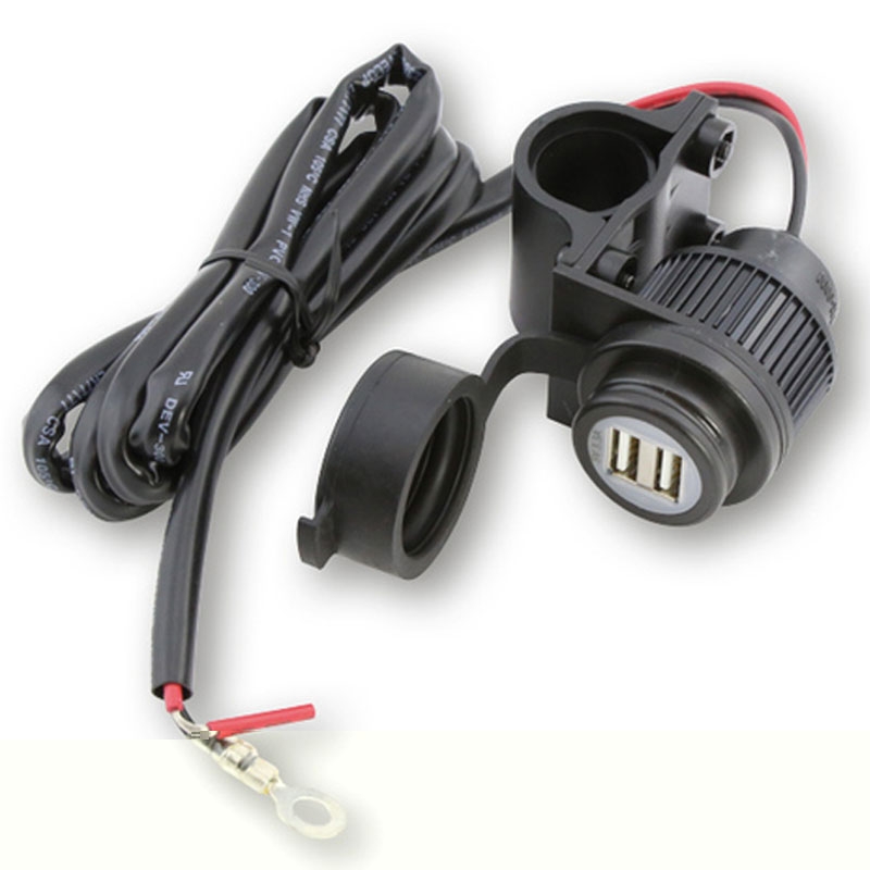 USB zásuvka Highsider Smart 2-cestná 12 V, 3,3 A aj pre iPhone
