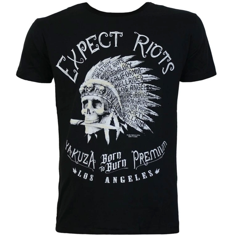 Tričko Yakuza Premium Expect Riots - Los Angeles čierne