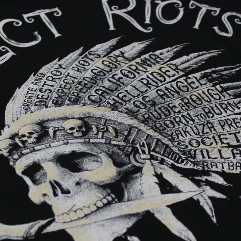 Tričko Yakuza Premium Expect Riots - Los Angeles čierne