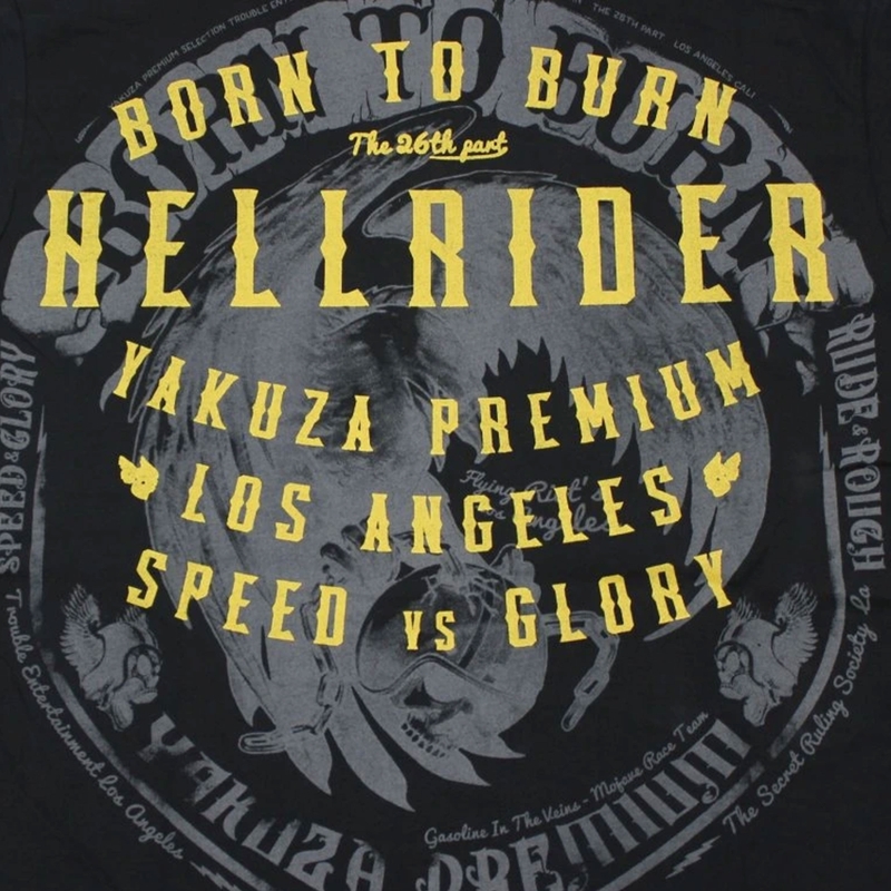 Tričko Yakuza Premium Hellrider čierne