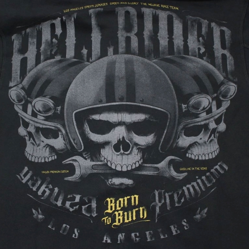 Mikina Yakuza Premium Hell Rider čierna