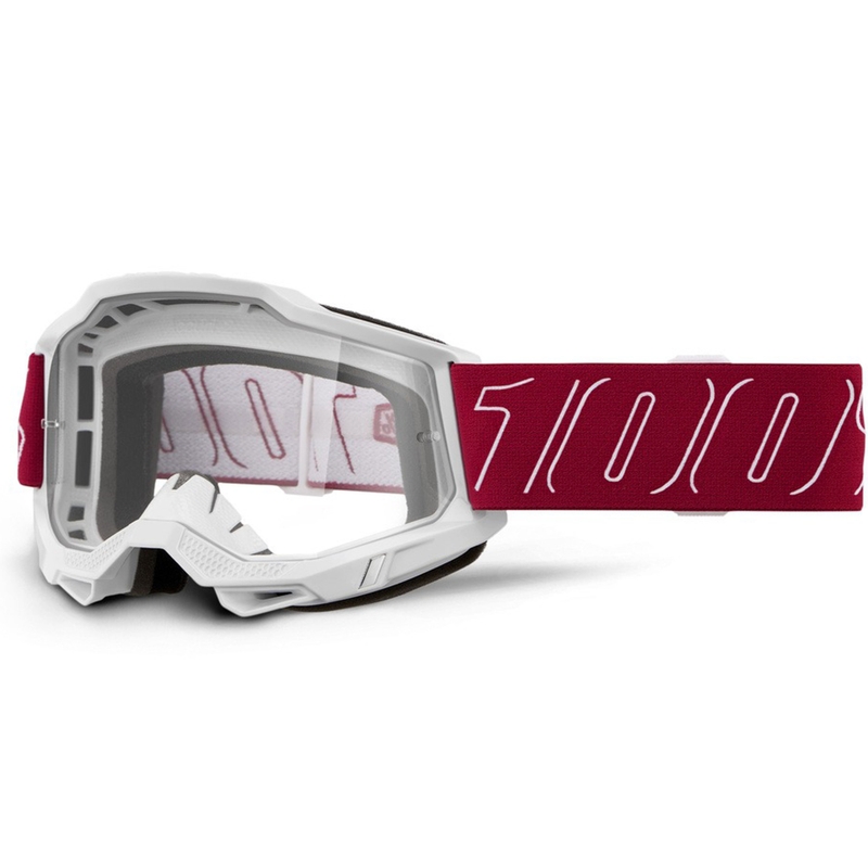 Motokrosové okuliare 100% Accuri 2 Redline s čírym plexi
