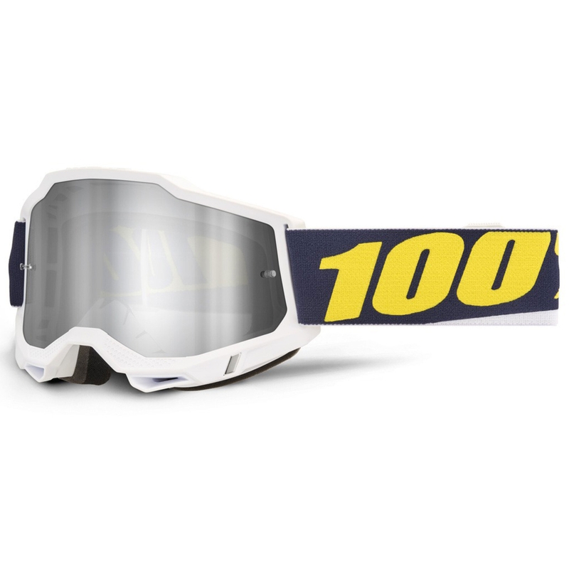 Motokrosové okuliare 100% Accuri 2 Torc so strieborným plexi