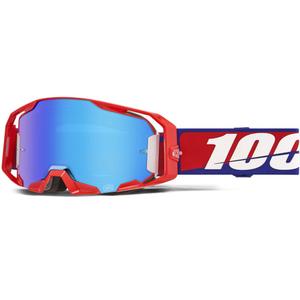 Motokrosové okuliare 100% ARmatic Best s modrým plexi