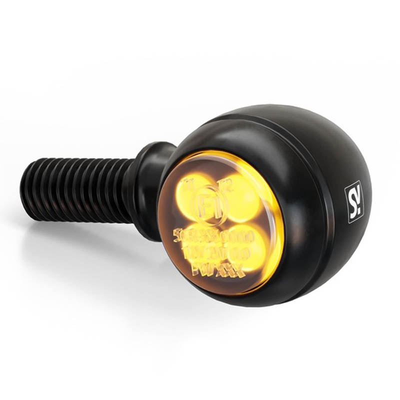 Smerovky na motocykel Highsider Smart Circula-S LED 3 v 1 čierne