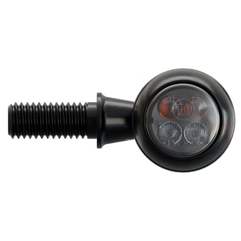 Smerovky na motocykel Highsider Smart Circula-S LED 3 v 1 čierne